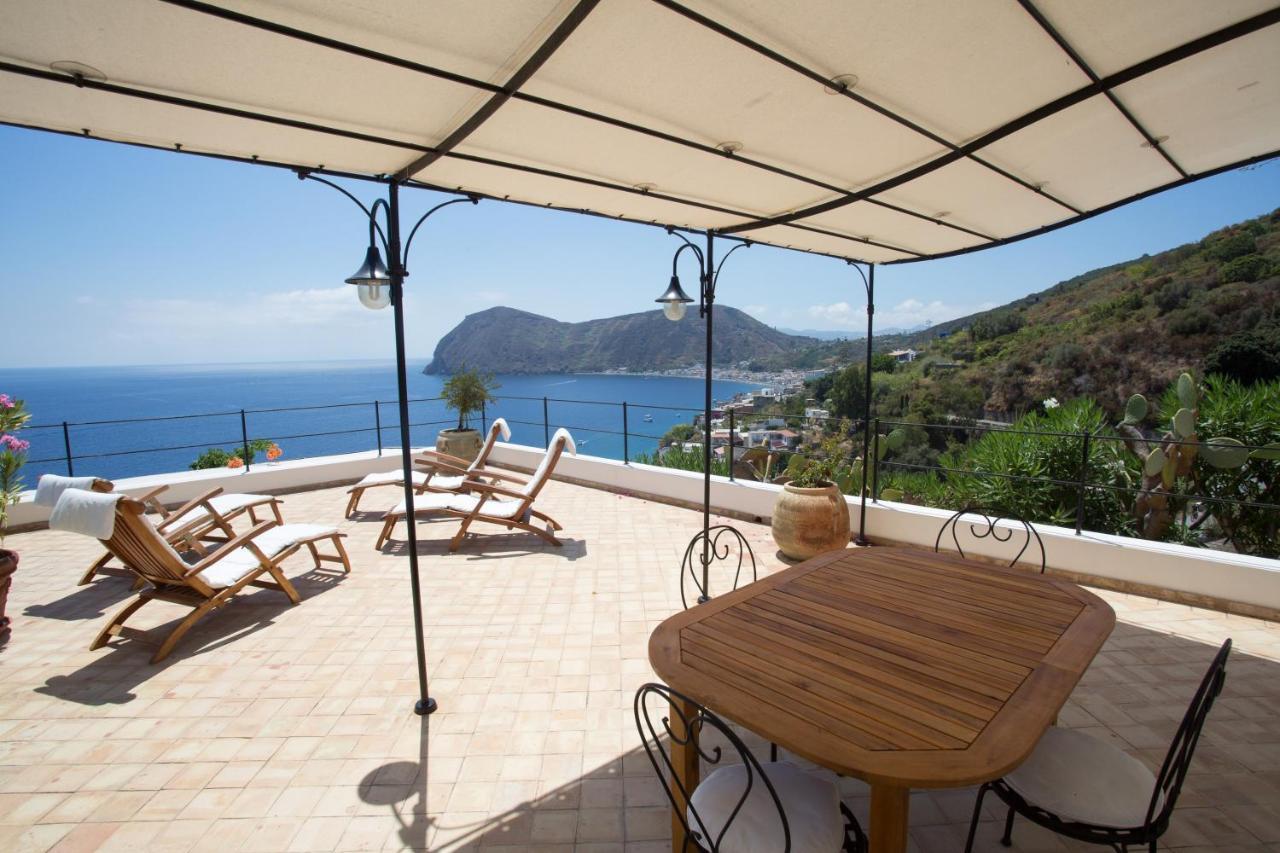 Вілла Charming House In Lipari With Sea View Екстер'єр фото